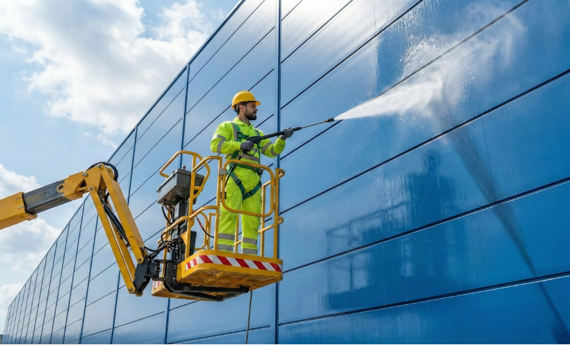 Commercial pressure washing in {suburbName}